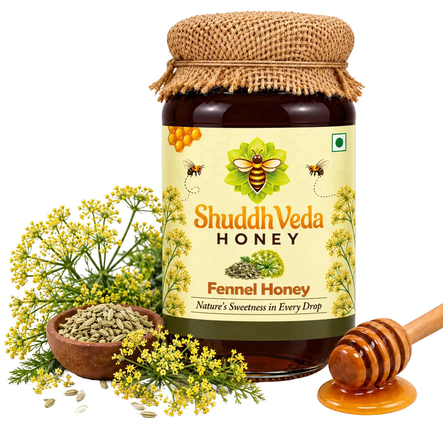Fennel Honey Jar