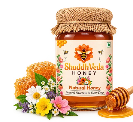 Shuddhveda Natural Honey Jar