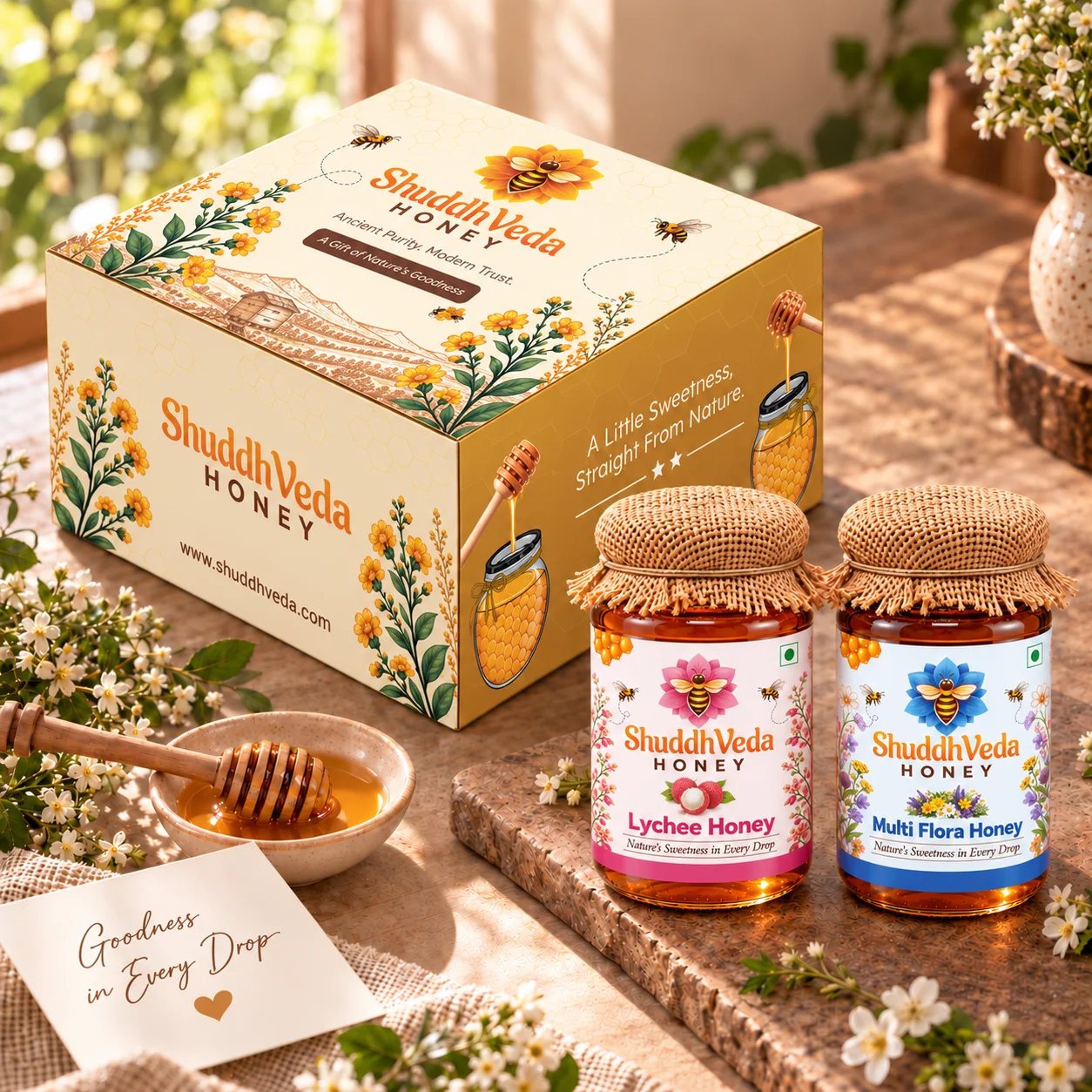 Inside Every Harvest Box - Shuddhveda Honey