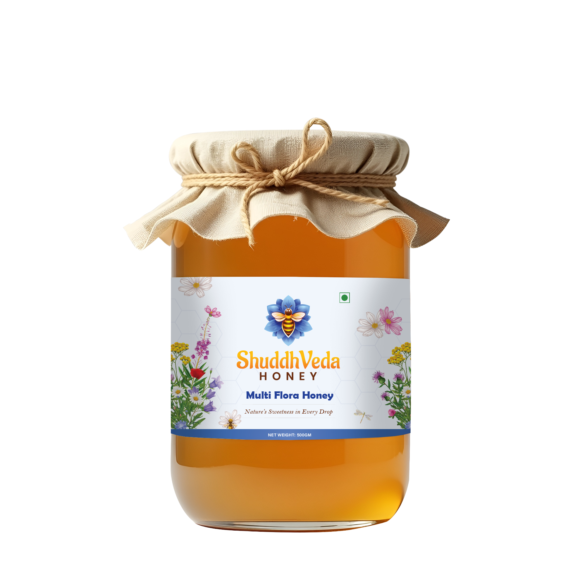 Multi Flora Honey Jar