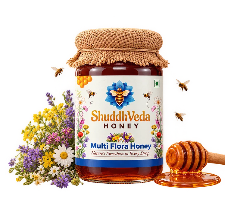Multi Flora Honey Jar