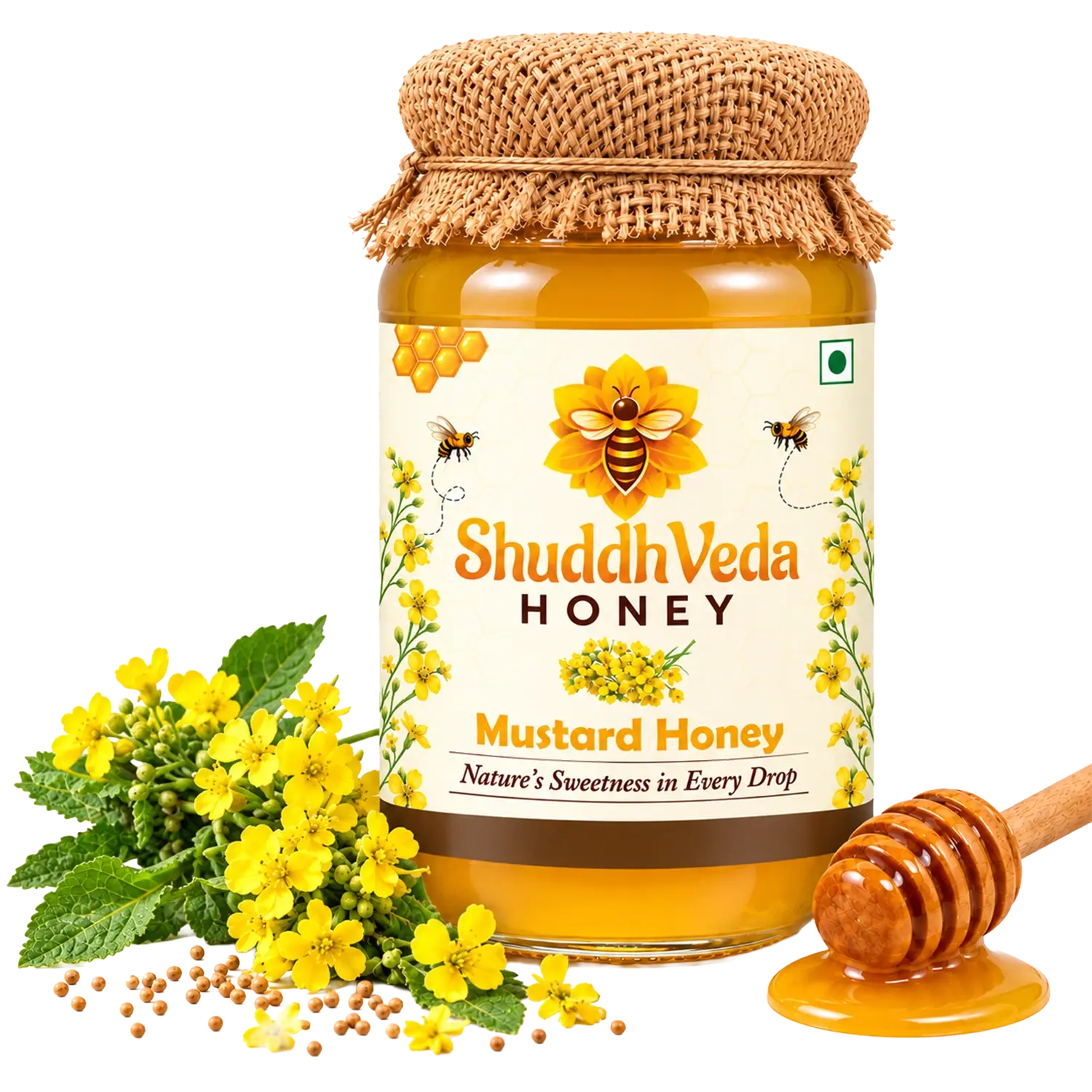 Mustard Honey Jar