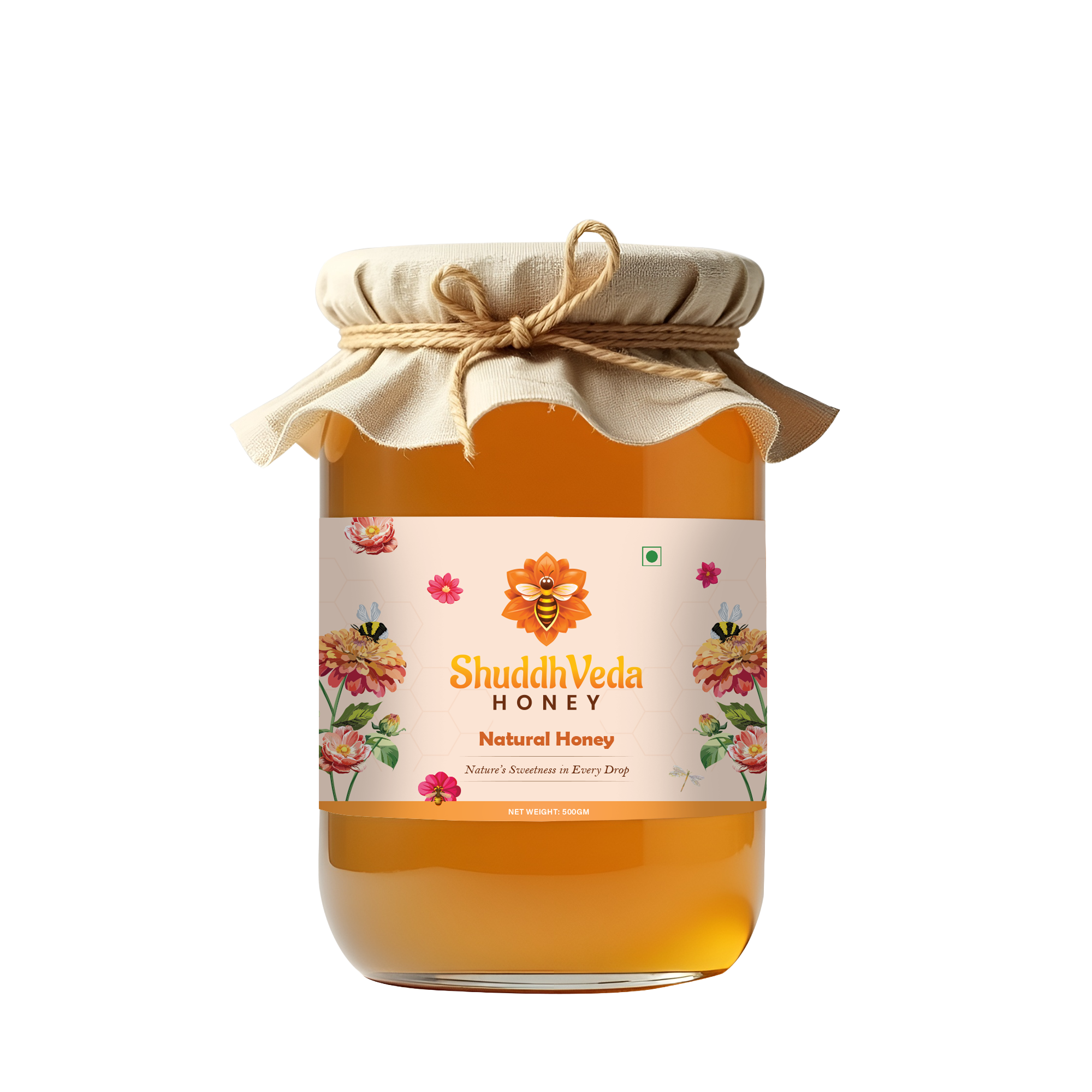 Raw Natural Honey Jar